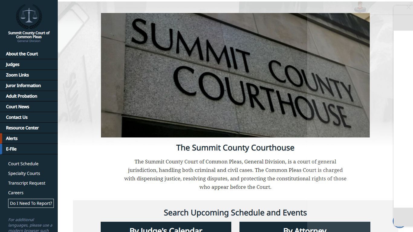 Summit County Court of Common Pleas